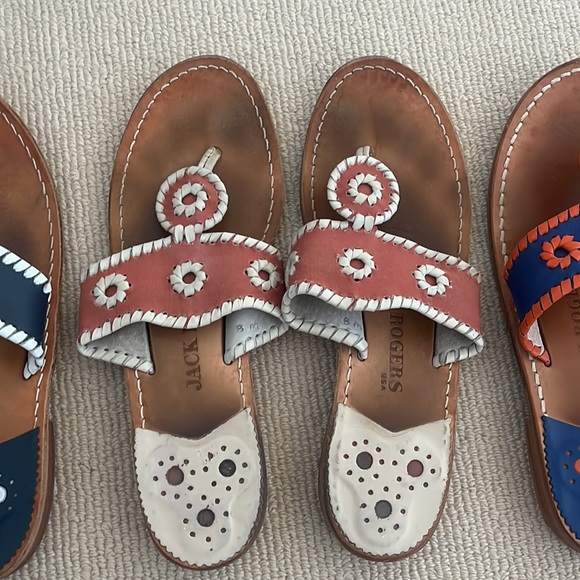 Set of 3 Jack Rogers, all Size 8 and gently worn! - Picture 3 of 4